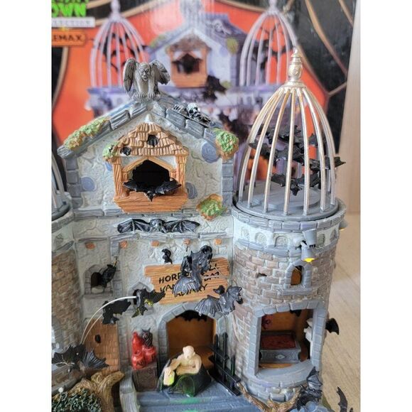 Lemax Vampire Bat Aviary 2011 spooky town Village accessory Halloween - Picture 5 of 12